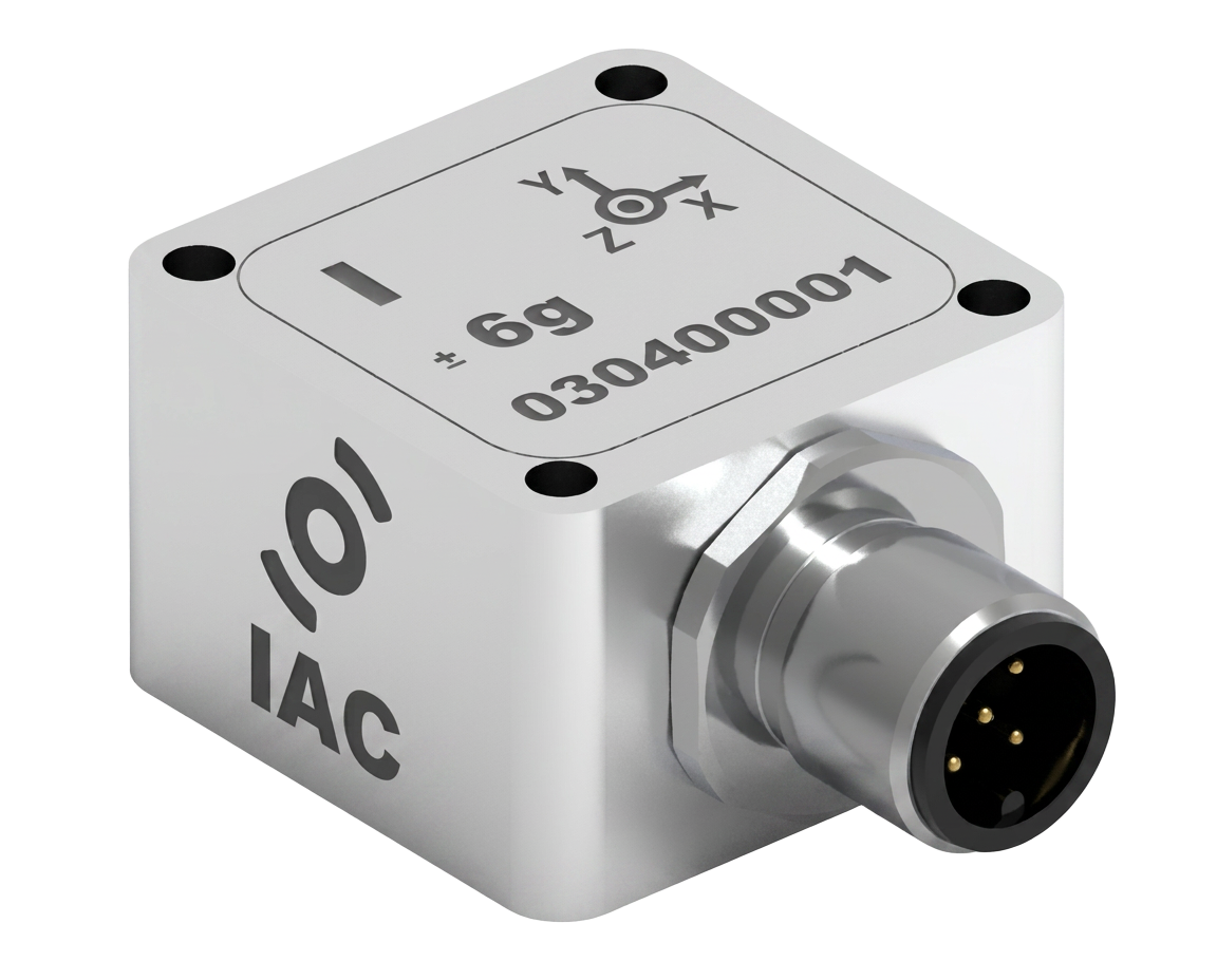 IAC accelerometer with M12 connector