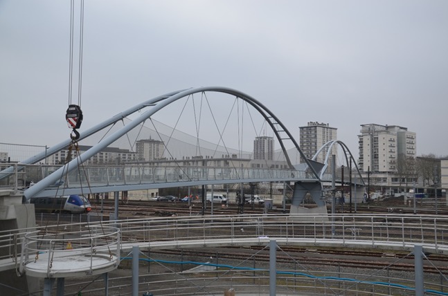 Modale analyse van een voetgangersbrug